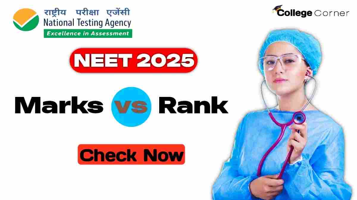 NEET UG 2025 Marks Vs Rank