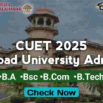 Allahabad University CUET 2025 Admission