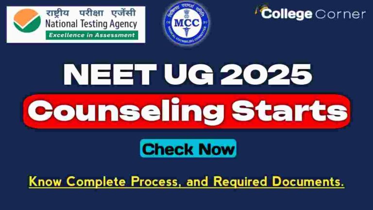 NEET UG 2025 counseling starts