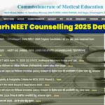 Chhattisgarh NEET UG 2025 Counselling