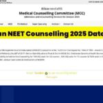 Rajasthan NEET UG 2025 Counselling