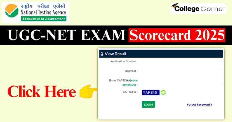 UGC NET Scorecard 2025